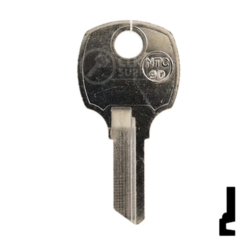 Uncut Key Blank | National Cabinet | NTC-9D - Image 13