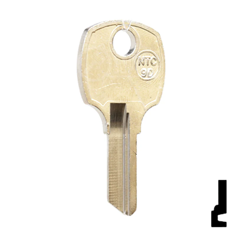 Uncut Key Blank | National Cabinet | NTC-9D - Image 15