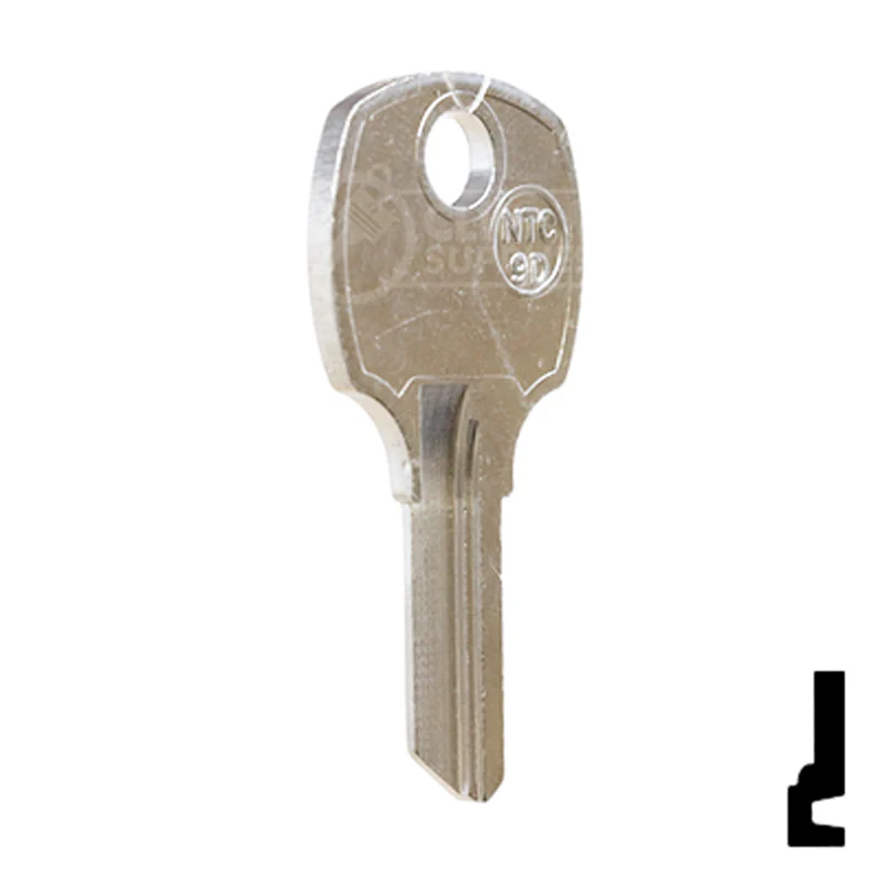 Uncut Key Blank | National Cabinet | NTC-9D - Image 16