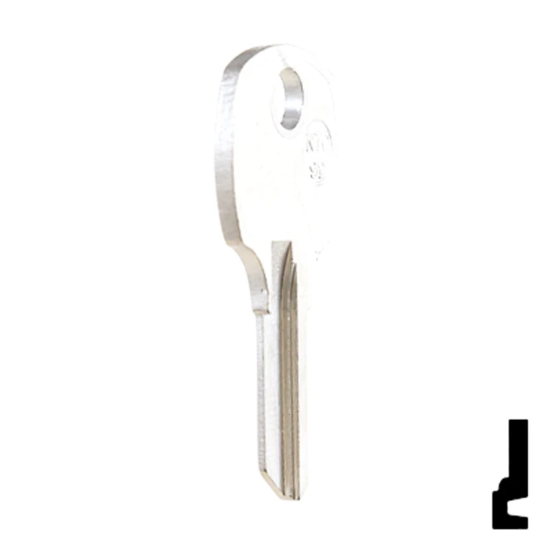 Uncut Key Blank | National Cabinet | NTC-9D - Image 17