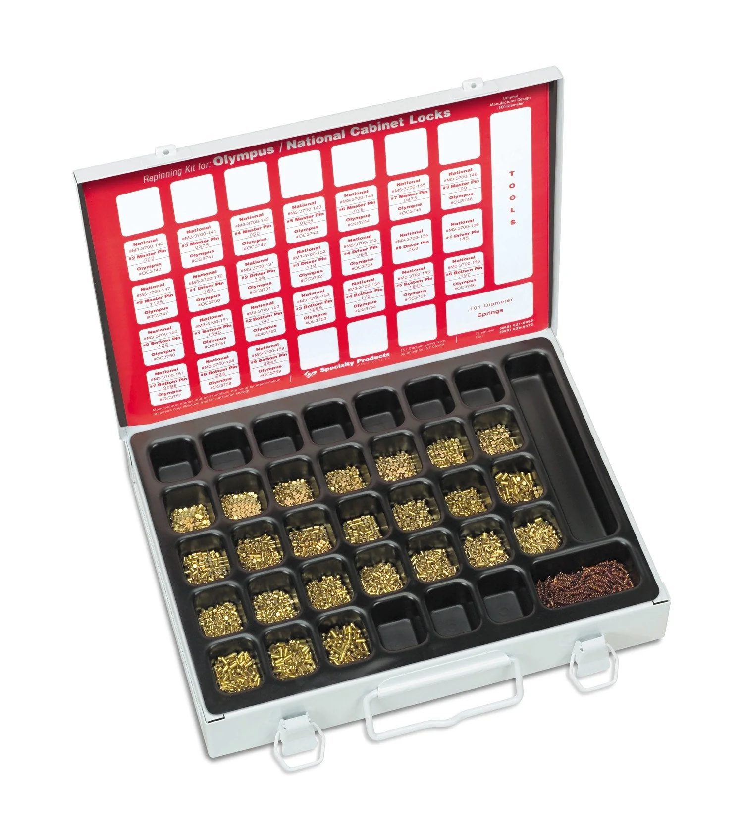Olympus/National Cabinet Re-Keying Kit