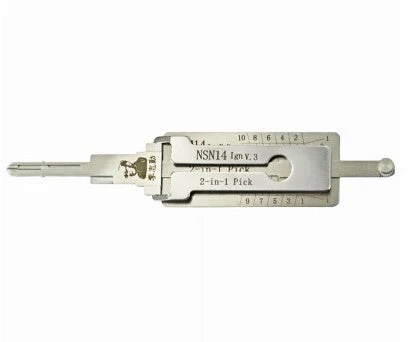 Original Lishi 2-1 Pick/Decoder for NSN14 Nissan (DA34) *Ignition*