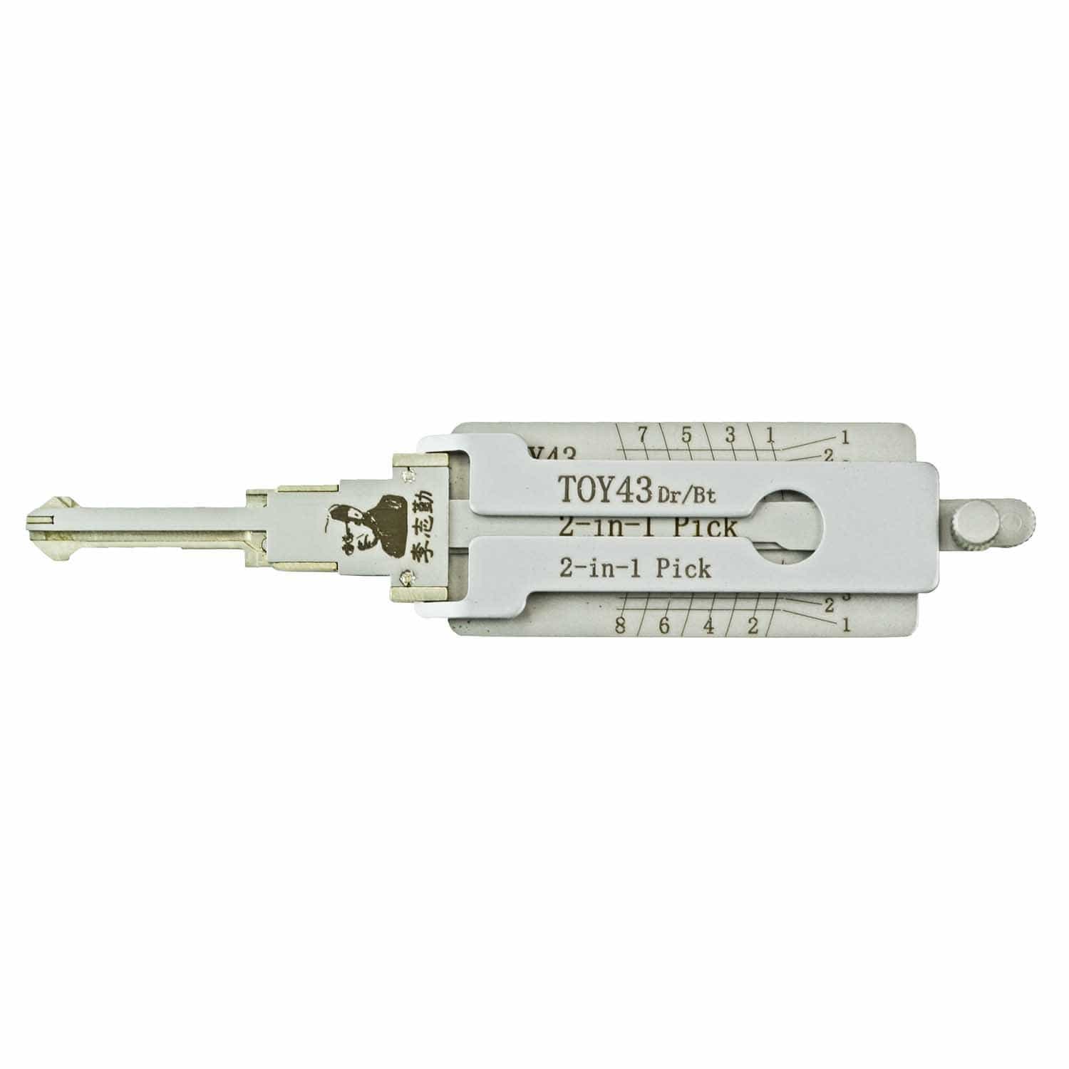 Original Lishi 2-1 Pick/Decoder for Toyota TOY43-8