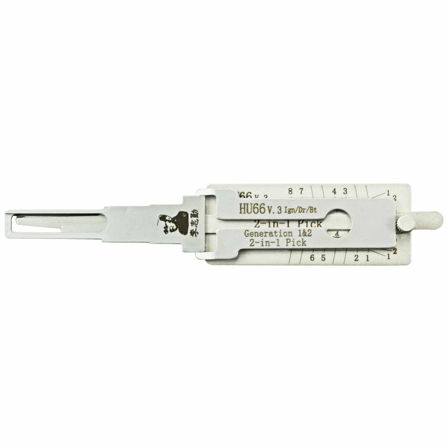 Original Lishi 2-1 Pick/Decoder for VW HU66 Twin Lifter