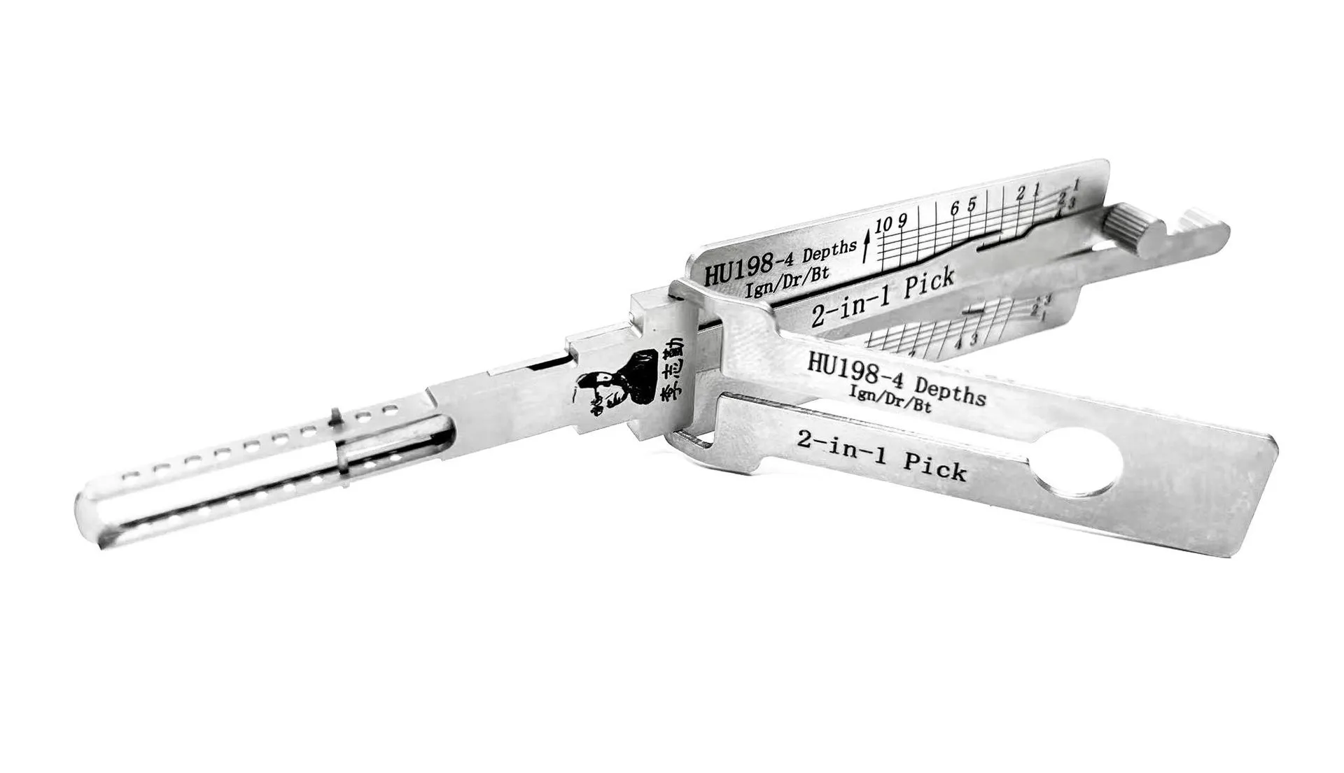 Original Lishi 2-in-1 Pick/Decoder for NEW Ford HU198 4-Depth "P" Series - Image 6