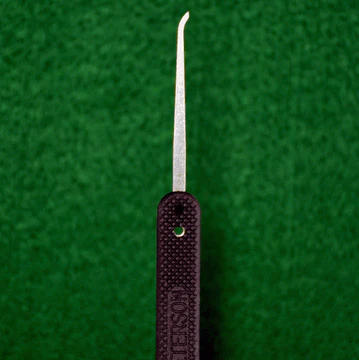 Peterson Lock Pick | Long Reach Hook | Government Steel with Plastic Handle - Image 2
