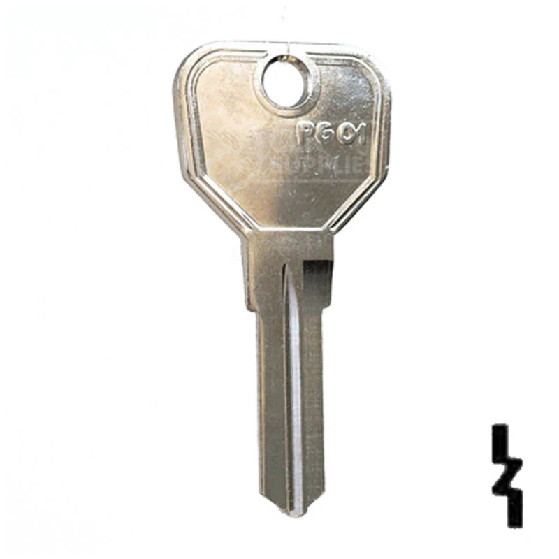 Uncut Key Blank | Piaggio Scooter | PGO1 - Image 15
