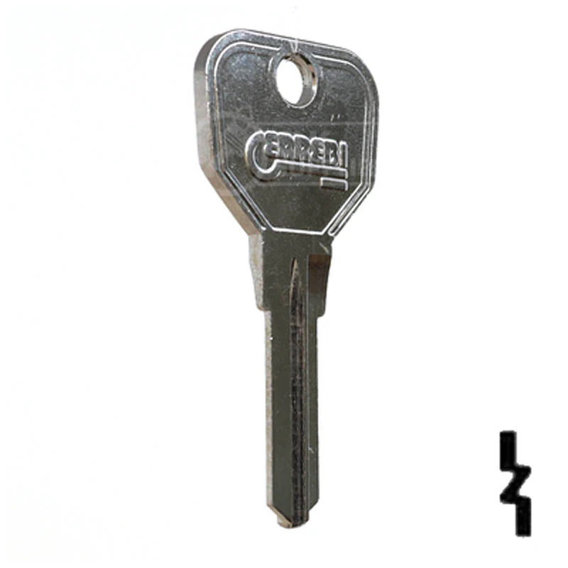Uncut Key Blank | Piaggio Scooter | PGO1 - Image 4