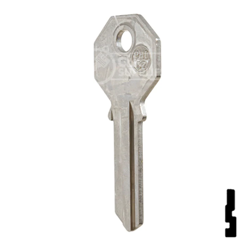 Uncut Key Blank | Phillips Mexico | PHI-52, PHA1 - Image 10