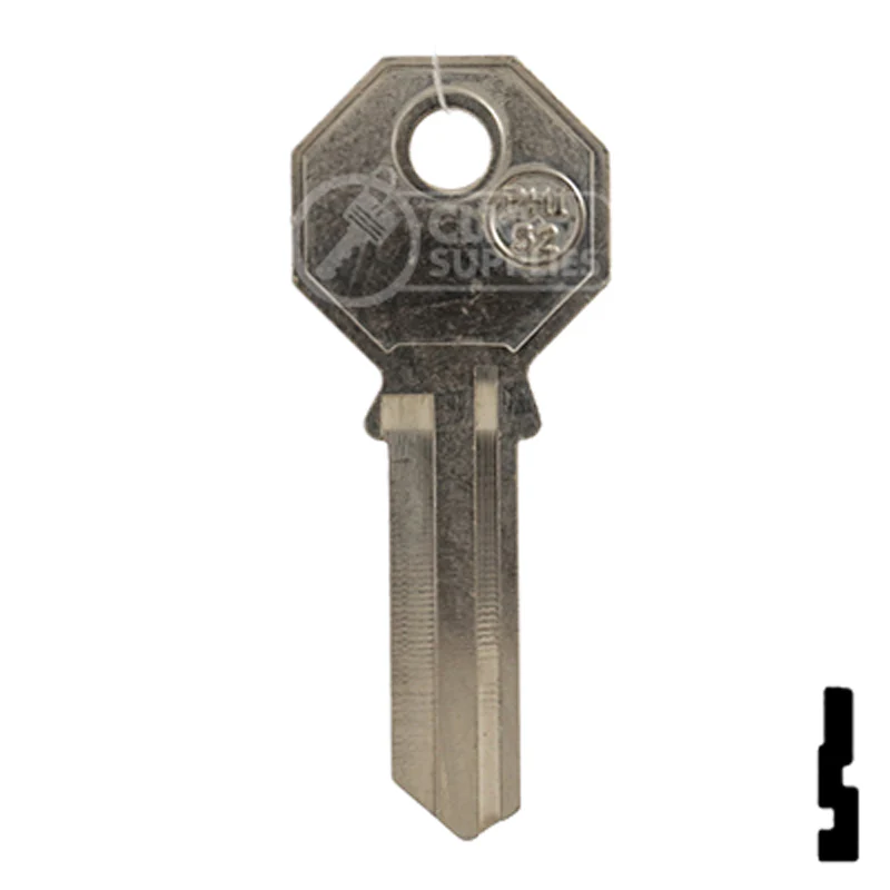 Uncut Key Blank | Phillips Mexico | PHI-52, PHA1 - Image 13