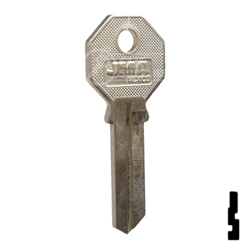 Uncut Key Blank | Phillips Mexico | PHI-52, PHA1 - Image 3
