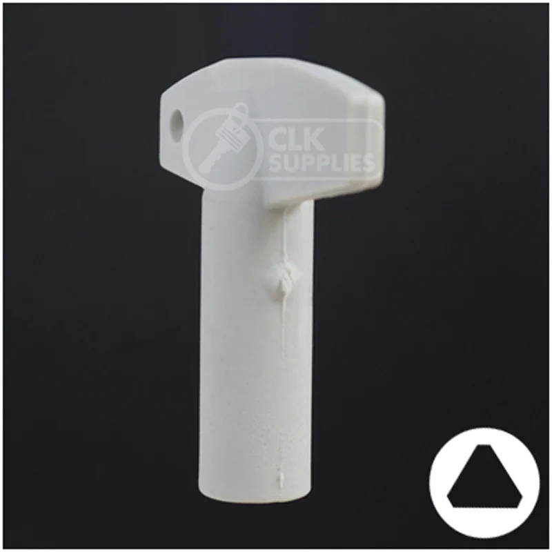 Plastic Triangle Utility Key | Lowe & Fletcher | BD177 - Image 10