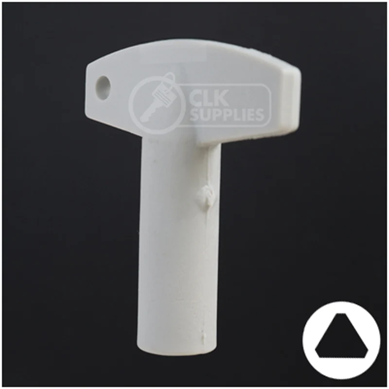 Plastic Triangle Utility Key | Lowe & Fletcher | BD177 - Image 11