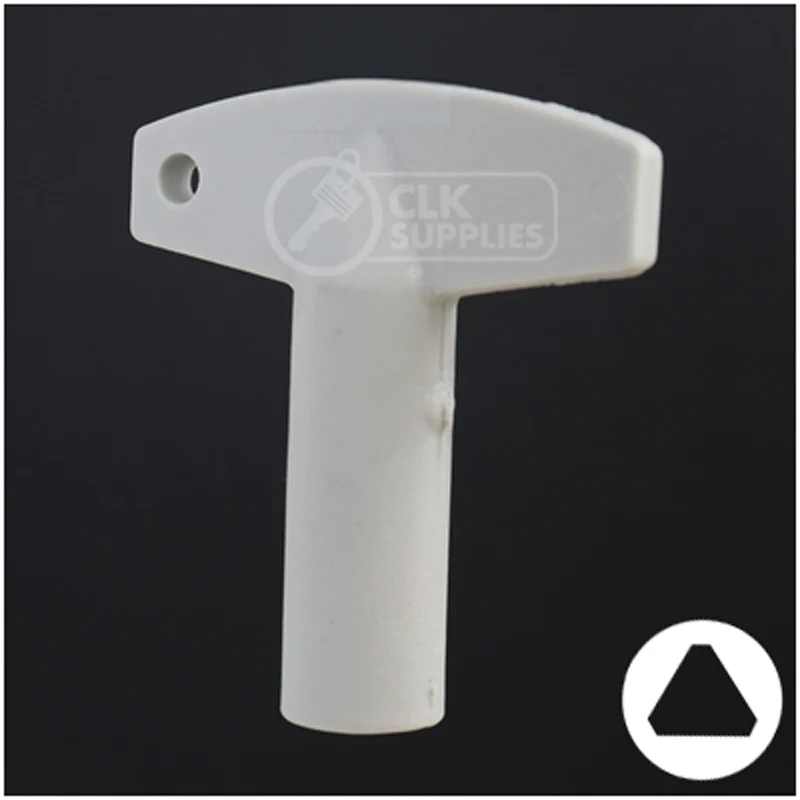 Plastic Triangle Utility Key | Lowe & Fletcher | BD177 - Image 12