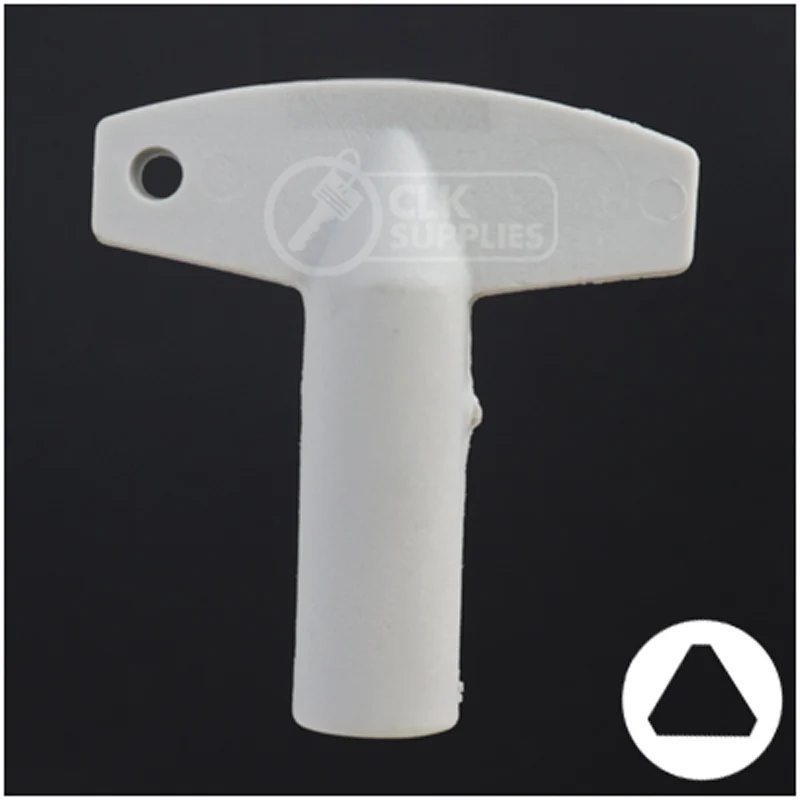 Plastic Triangle Utility Key | Lowe & Fletcher | BD177 - Image 14
