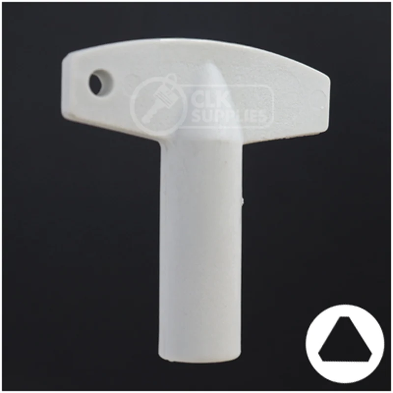 Plastic Triangle Utility Key | Lowe & Fletcher | BD177 - Image 16