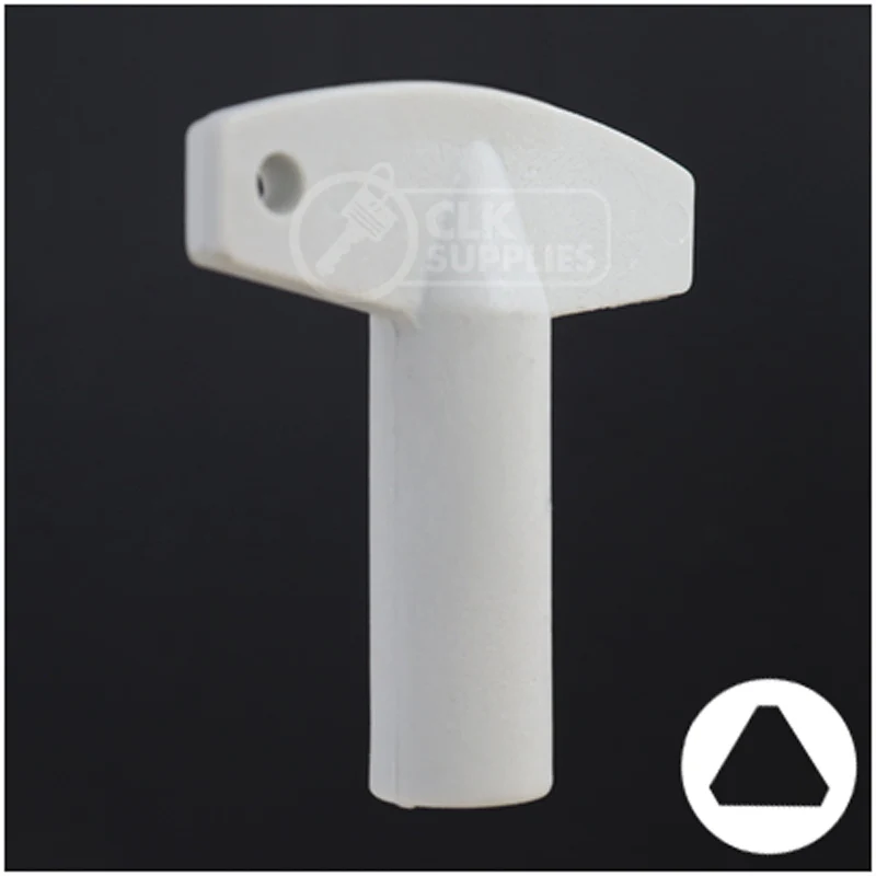 Plastic Triangle Utility Key | Lowe & Fletcher | BD177 - Image 17