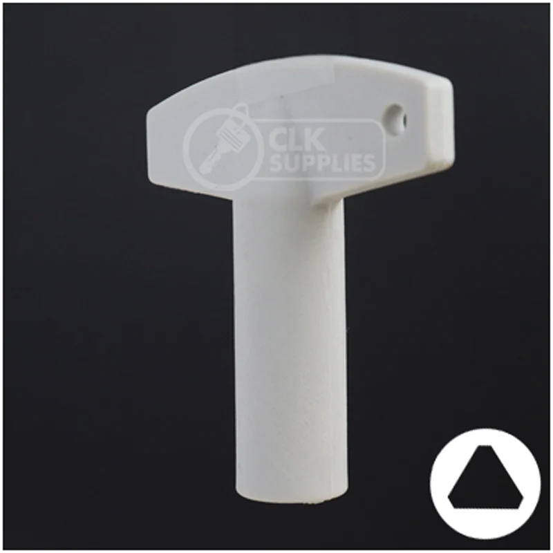 Plastic Triangle Utility Key | Lowe & Fletcher | BD177 - Image 23
