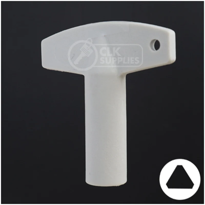 Plastic Triangle Utility Key | Lowe & Fletcher | BD177 - Image 24