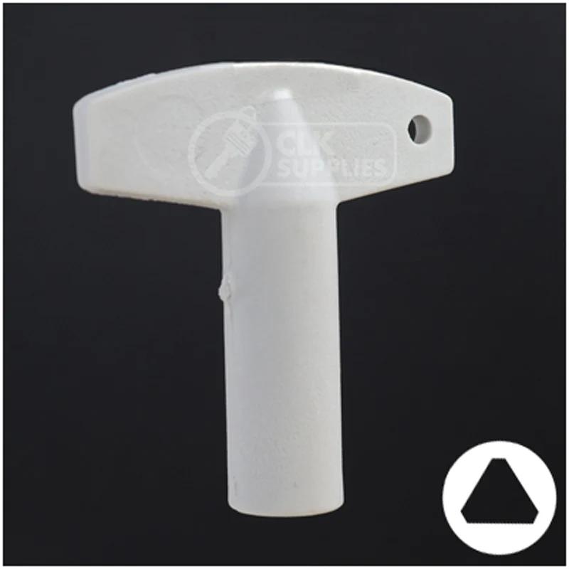 Plastic Triangle Utility Key | Lowe & Fletcher | BD177 - Image 4