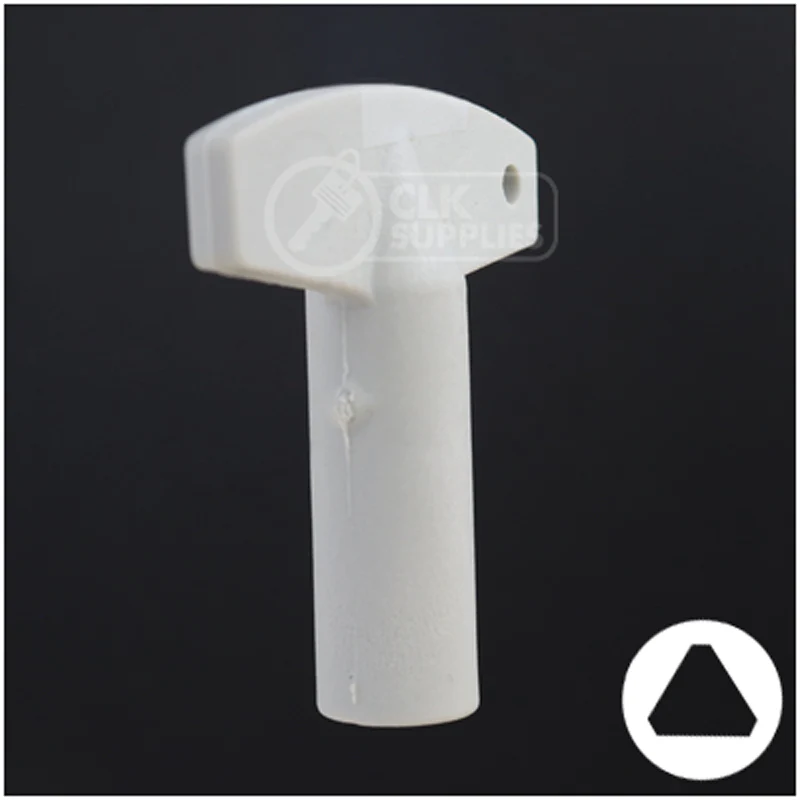 Plastic Triangle Utility Key | Lowe & Fletcher | BD177 - Image 6