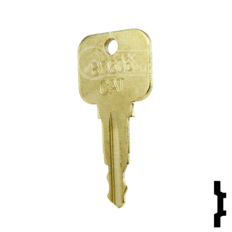 Precut Equipment Key | Caterpillar | BD506 - Image 23