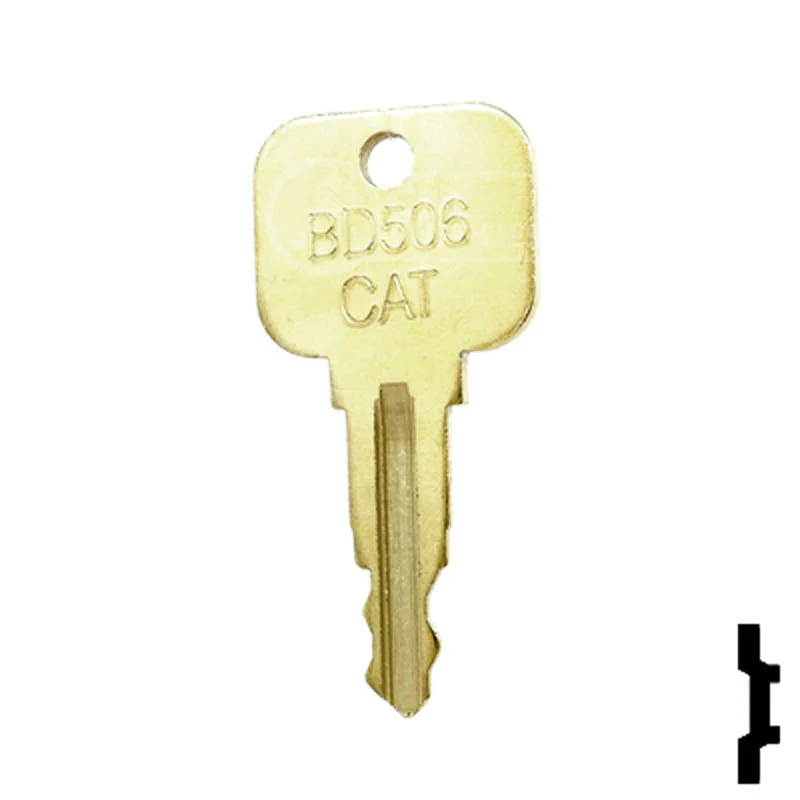 Precut Equipment Key | Caterpillar | BD506 - Image 24