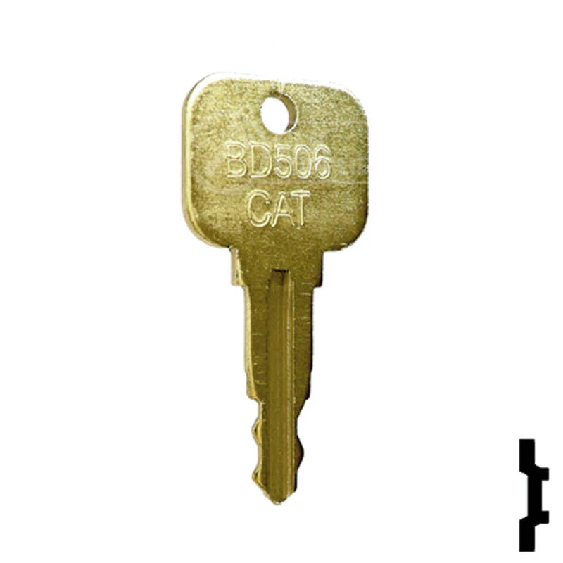 Precut Equipment Key | Caterpillar | BD506 - Image 3