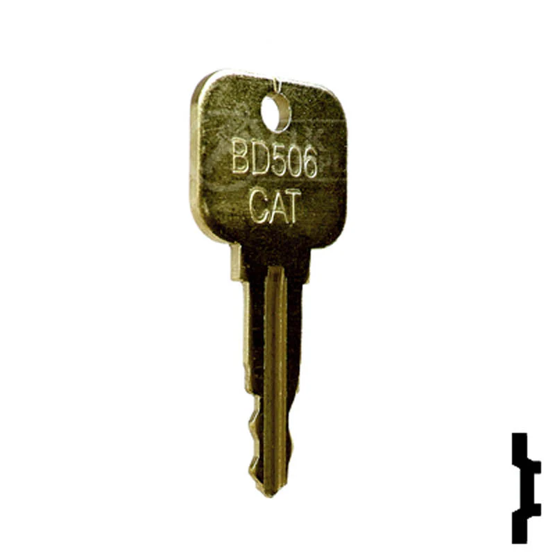 Precut Equipment Key | Caterpillar | BD506 - Image 4