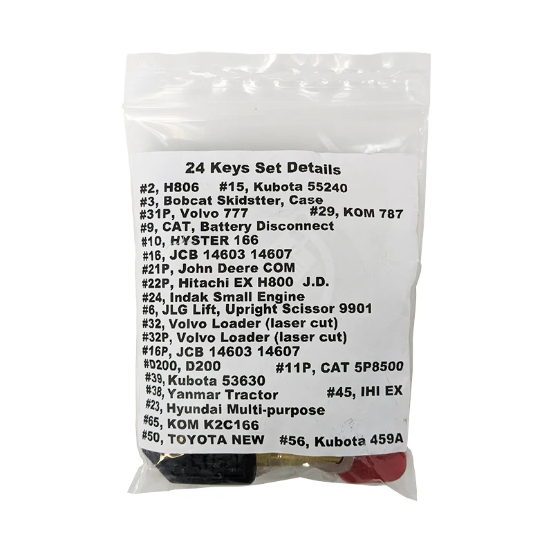 Precut Equipment Keys | Top 24 Construction Equipment Keys - Image 3