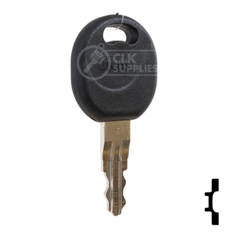 Precut Plastic Head Key Blank | Caterpillar | BD171 - Image 3