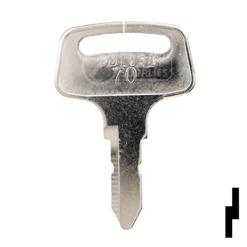 Precut Tractor Key | Kubota | BD1051