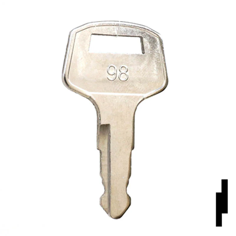 Precut Tractor Key | Kubota | EQ-98 - Image 2