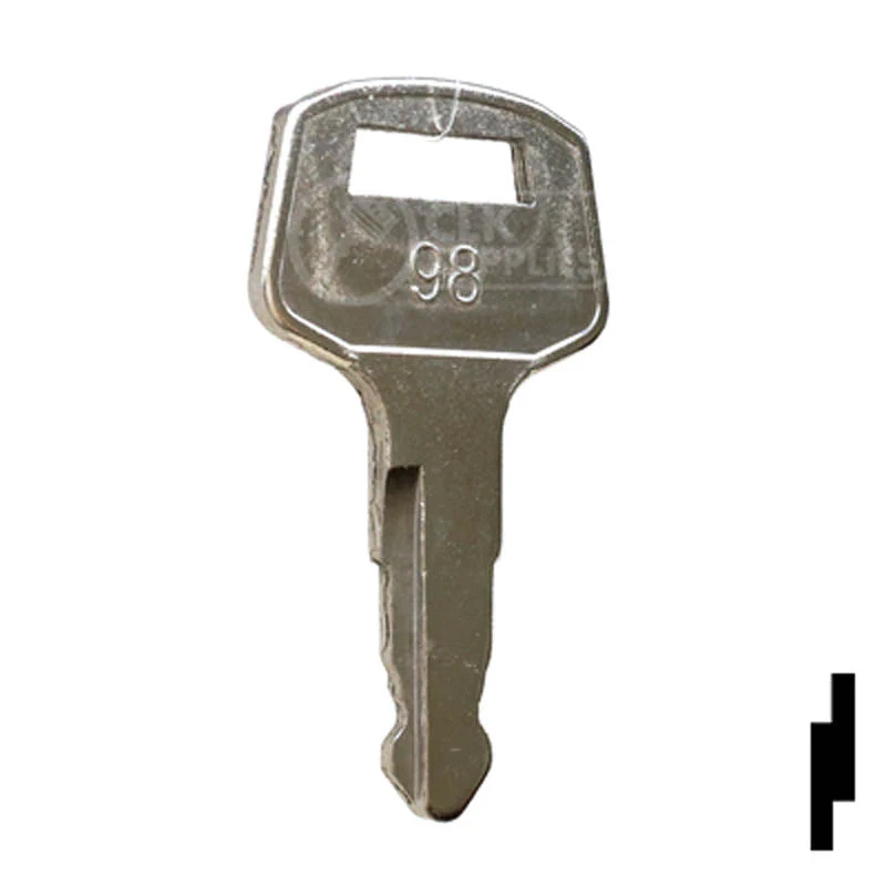 Precut Tractor Key | Kubota | EQ-98 - Image 3
