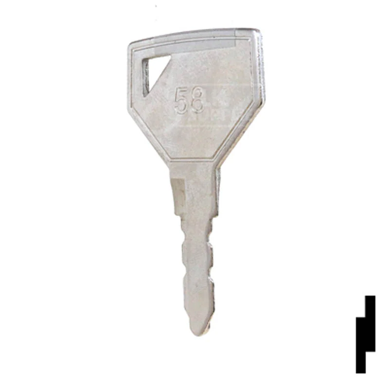 Precut Tractor Key | Yanmar, John Deere | EQ-58, 52160 - Image 23