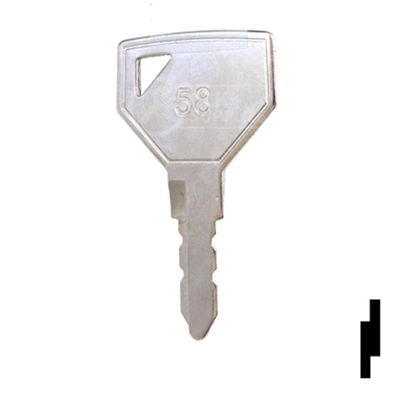 Precut Tractor Key | Yanmar, John Deere | EQ-58, 52160 - Image 24