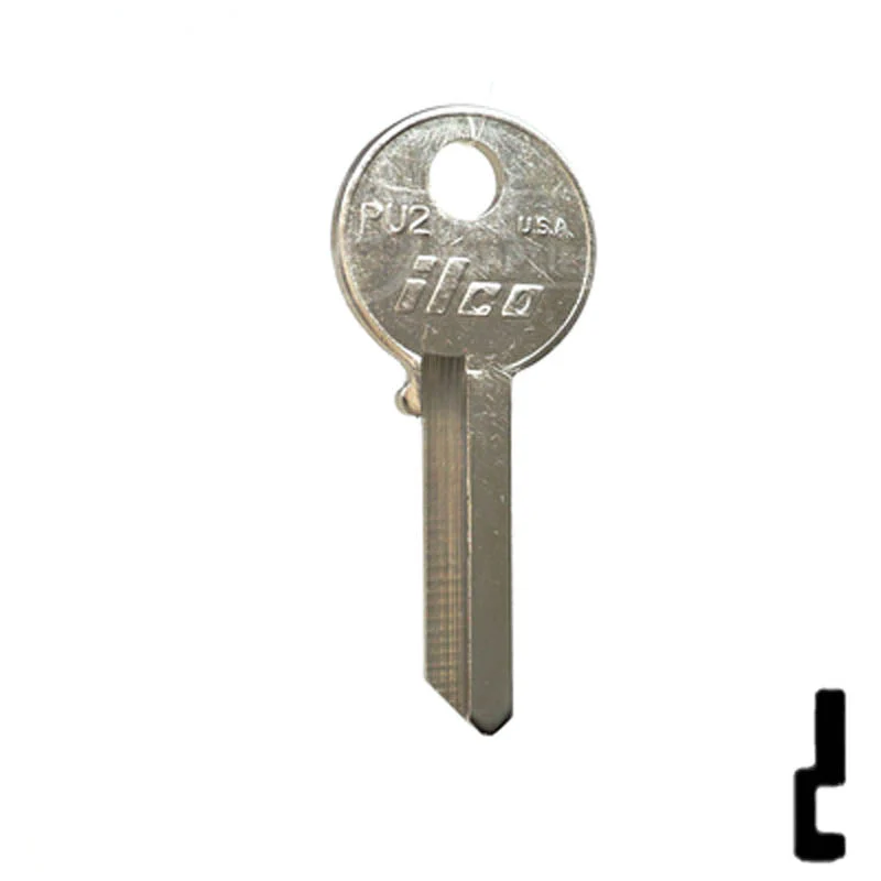 Uncut Key Blank | Pundra | PU2 - Image 3
