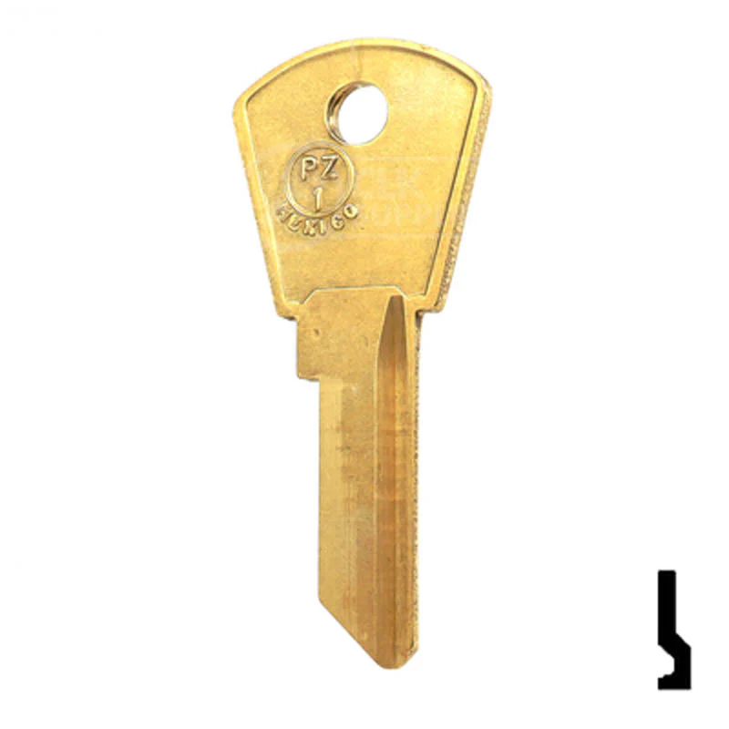 Uncut Key Blank | Papaiz | PZ1 - Image 24