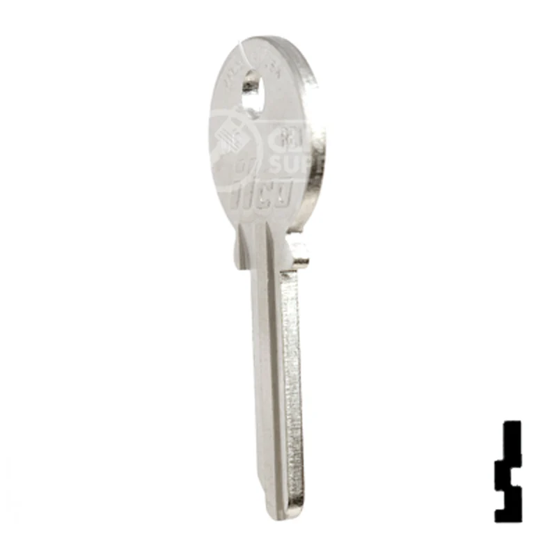 Uncut Key Blank | Reading | RE1, 1019 - Image 21