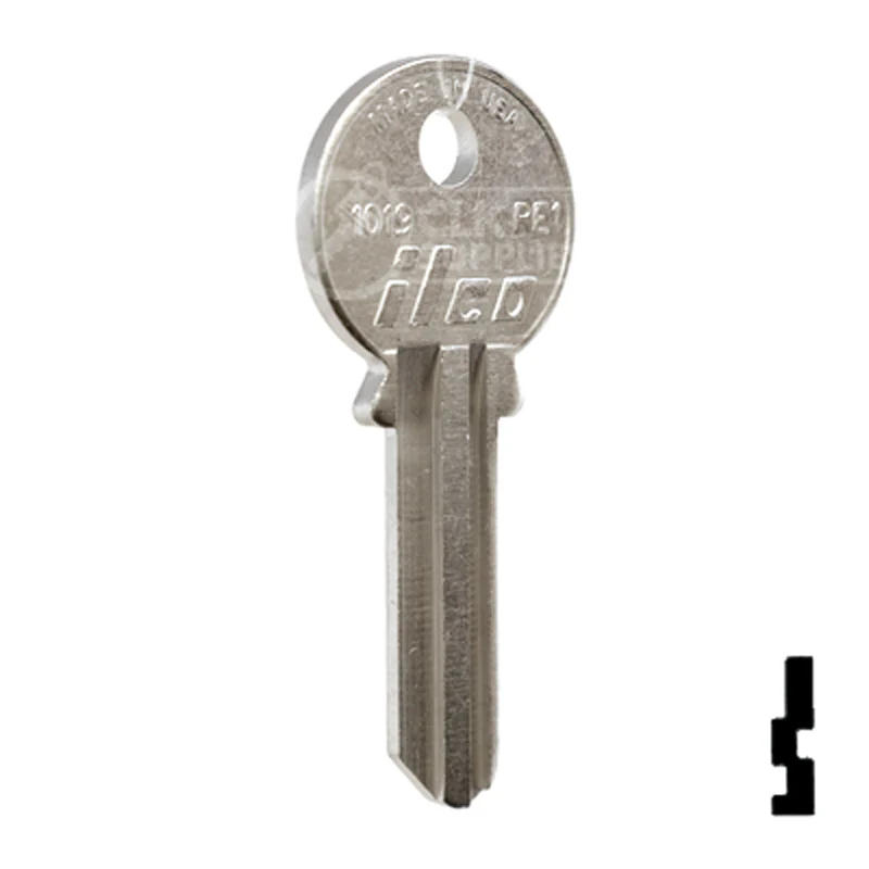 Uncut Key Blank | Reading | RE1, 1019 - Image 4
