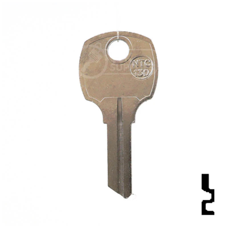 Uncut Key Blank | National, Snap-On | RO14, 1069E - Image 13