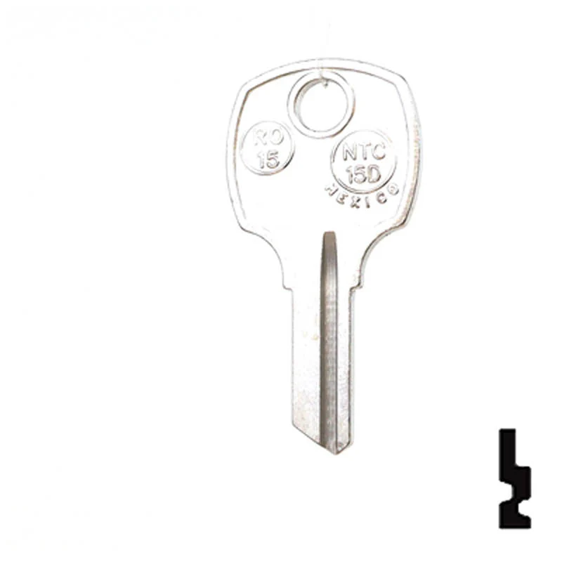 Uncut Key Blank | National | RO15, N1069N - Image 12