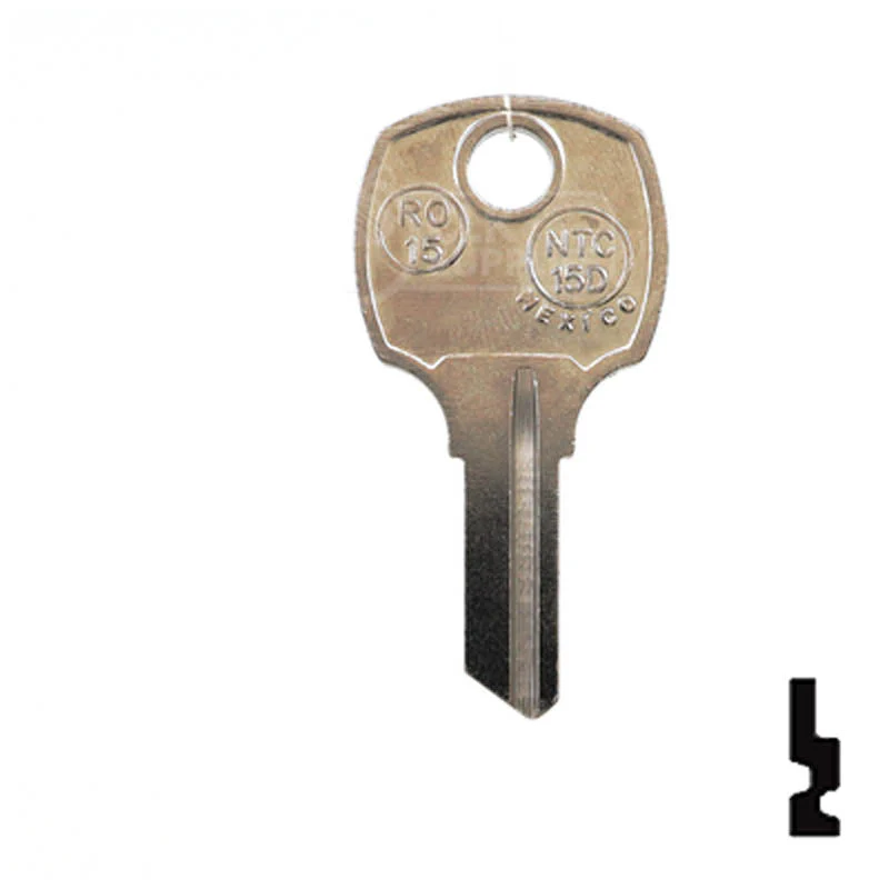 Uncut Key Blank | National | RO15, N1069N - Image 13