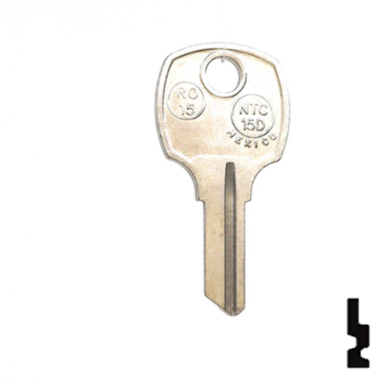 Uncut Key Blank | National | RO15, N1069N - Image 14