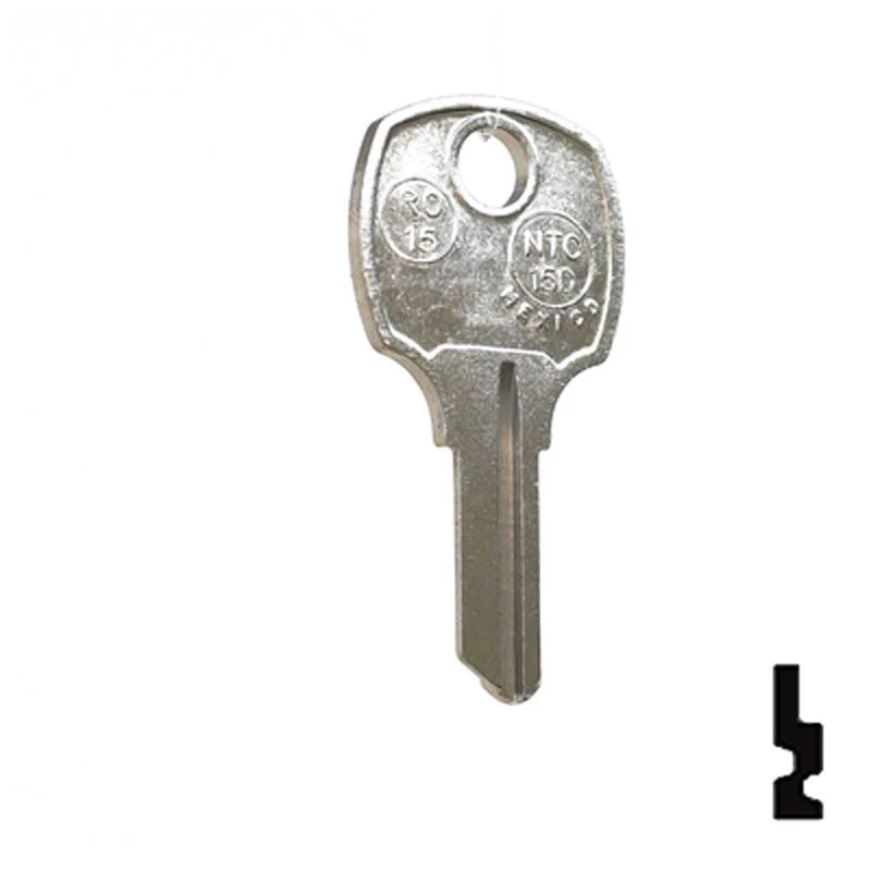 Uncut Key Blank | National | RO15, N1069N - Image 15