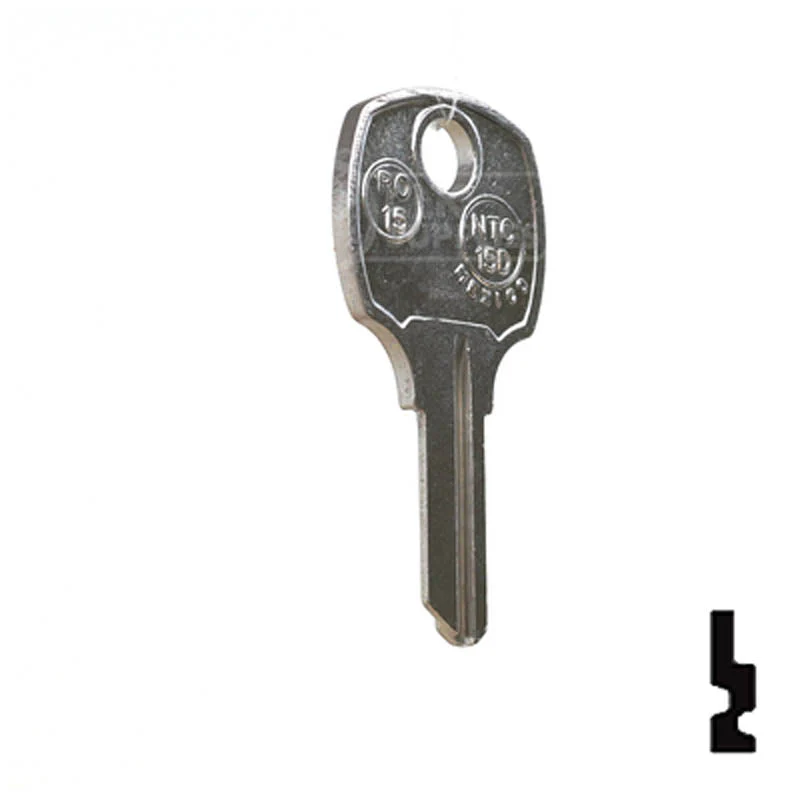 Uncut Key Blank | National | RO15, N1069N - Image 16