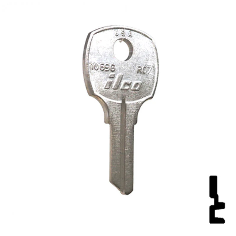 Uncut Key Blank | National | RO7, 1069G - Image 3
