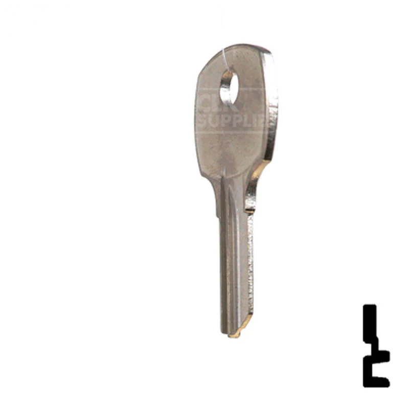 Uncut Key Blank | National | RO7, 1069G - Image 9