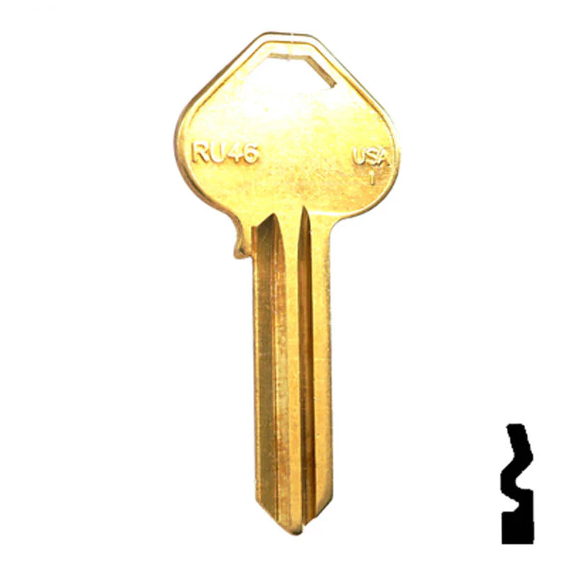 Uncut Key Blank | Corbin Russwin | A1011D1, RU46 - Image 2