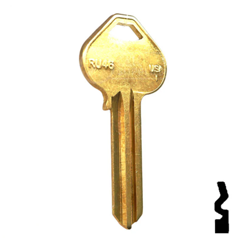 Uncut Key Blank | Corbin Russwin | A1011D1, RU46 - Image 3